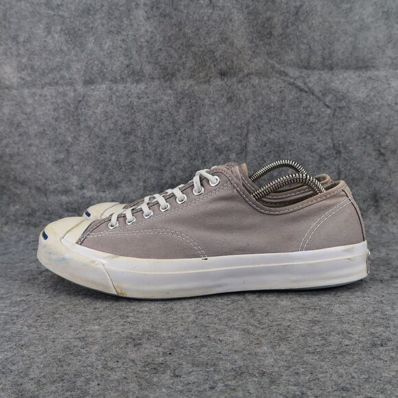 Converse Shoes Mens 9 Sneakers Jack Purcell Comfort Wedge Classic Canvas Grey - Picture 4 of 16